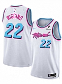 Men's Miami Heat #22 Andrew Wiggins White 2025 City Edition Stitched Jersey Dzhi,baseball caps,new era cap wholesale,wholesale hats